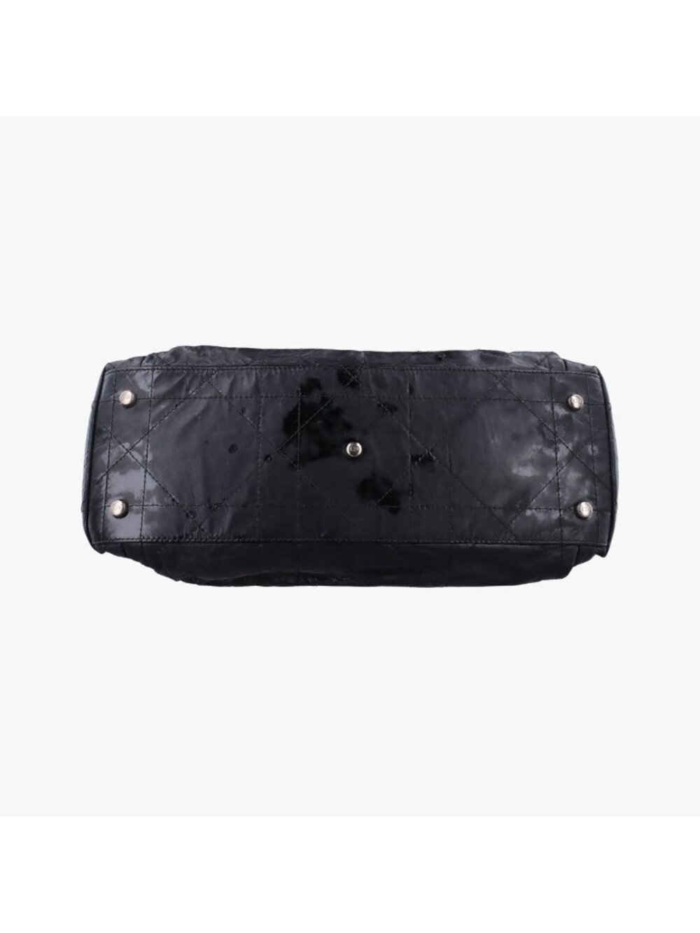 Dior le Tranto Cannage Black Patent Shoulder - Picture 3 of 15